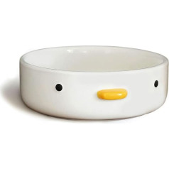 TULANDOT Novelty Funny Cute Chick Salad Bowls, Funny Cute Duck 6 collu salātu bļoda, ar rokām veidota glazēta Chick drošības keramika, lielas makaronu bļodas ģimenei mājās