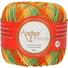 Anchor 4787012 09453 Tamborēšanas dzija kokvilna Multicolor