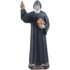 Proposte Religiose Hand Painted St Charbel Statue Augstums 30cm