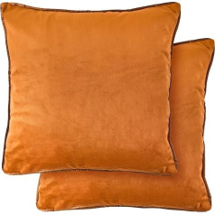 Emma Barclay Chelsea Mīksts samta spilvena pārvalks 43 x 43 cm Orange 100% poliesteris 17x17 (43x43cm)