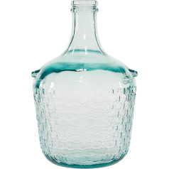 Deco 79 18222 Vāze Glas breit Flasche, 20,3 x 30,5 cm