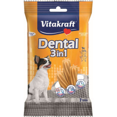 Vitakraft dental 3in1 xs suņu našķi 70g