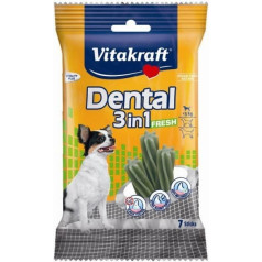 Vitakraft dental 3in1 fresh xs suņu našķi 70g