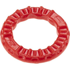 Ferpalst smaida gredzens l sarkana suņu rotaļlieta