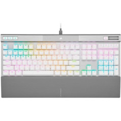 Corsair | mehāniskā spēļu tastatūra | core k70 rgb | spēļu tastatūra | vadu | n/a | melna | usb a tipa | sarkana