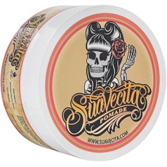 ‎Suavecito Suavecita matu pomāde sievietēm Ūdens bāzes, vidēji stingras fiksācijas sieviešu matu pomāde 4oz/113g