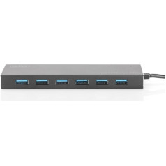 usb 3.0 концентратор/хаб 7xusb 3.0 superspeed, активный, алюминий da-70241-1