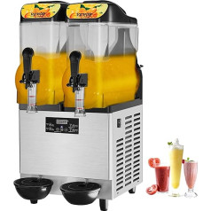 VEVOR Commercial Slushhy Machine, 24L Single Bowl, 50 tases Margarita mašīna, 500W nerūsējošā tērauda Margarita Smoothie, saldēto dzērienu ražotājs, Slushie mašīna ballītēm, kafejnīcām, restorāniem, bāriem utt.