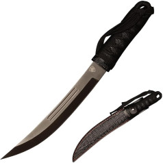 LQZJG Resident Evil: Afterlife Alice's Tanto Sharp Fixed Blade for Outdoor Survival Leather Cover 38 cm