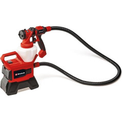 Einhell akumulatora krāsas izsmidzināšanas sistēma TE-SY 18/90 Li-Solo Power X-Change (18 V, 1000 ml/min plūsmas jauda, 1200 ml tvertne, regulējams gaisa/krāsas daudzums, ietilpst piederumi, bez akumulatora)