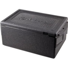 HENDI Thermobox, mit seitlich versenkten Griffen, Hält Temperaturen von -20°C bis +110°C stand, Innen: 538x338x(H)217mm, 39L, 674x400x(H)287mm, Polypropylen