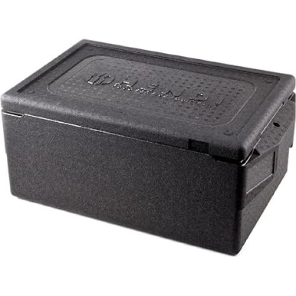 HENDI Thermobox, mit seitlich versenkten Griffen, Hält Temperaturen von -20°C bis +110°C stand, Innen: 538x338x(H)217mm, 39L, 674x400x(H)287mm, Polypropylen