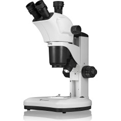 Bresser Microscope Science ETD-301 7-63x Trino Zoom Stereo mikroskops ar lielu darba attālumu (100 mm) un kameras savienojumu