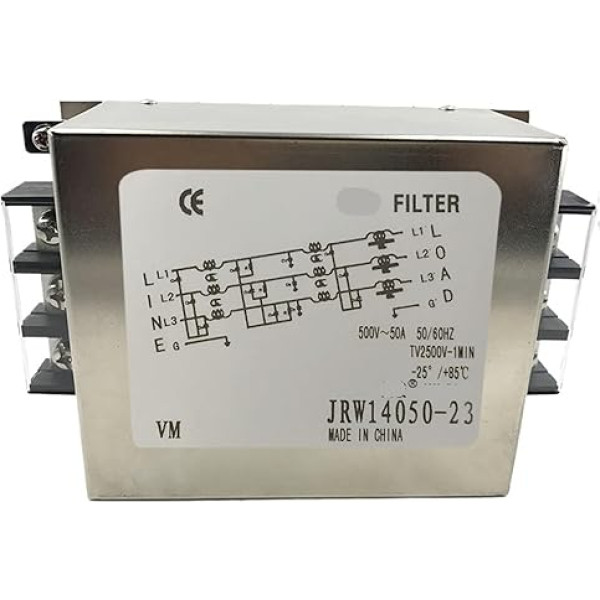 AC-Anti-Interferenz-380-V-Linear-Stromfilter-Steckdosenreiniger, dreiphasig, dreiadrig, Industriequalität(Level 3-500V 50A)