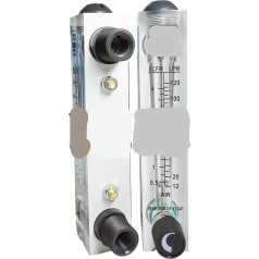 12 ~ 120 LPM 0,5-4SCFM 1,27 cm BSPT Stecker LZT-15 Air N2 Durchflussmesser Rotameter Panel Installation (0,25-2,5 m³ pro Stunde)