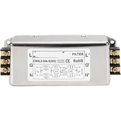 CW4L3-3A/6A/10A/20A/30A-S(003), 220V filtrs ar trim pieslēgumiem(CW4L3-30A-S 003)