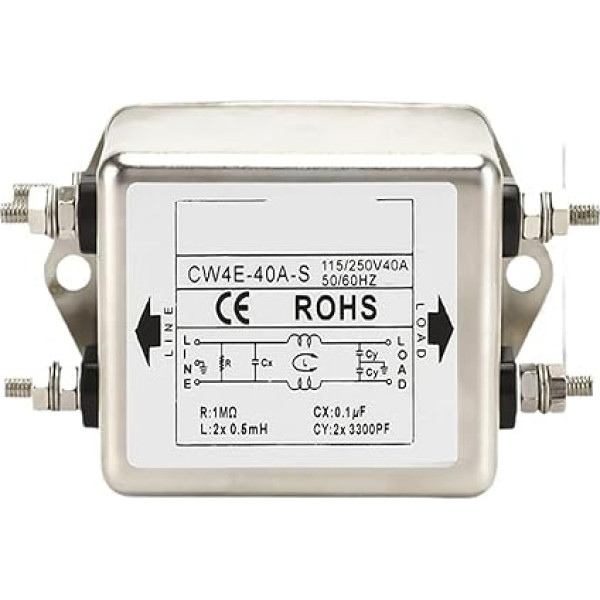 CW4E-30A/40A-S schraubbare unipolare filtrs filtrs netzteil filtrs einphasige AC 3 anti-interferenz 220V (CW4E-40A-S)