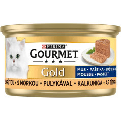 Purina gourmet gold mousse with turkey - влажный корм для кошек - 85 г