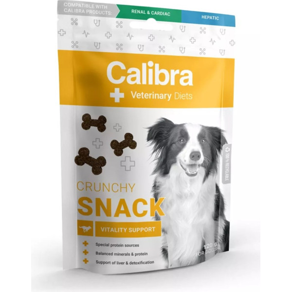 Calibra vd dog crunchy snack vitality support - našķis suņiem - 120g