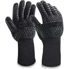 BBQ Gloves, Heat Resistant Barbecue Gloves, MILcea Gloves, Barbecue Gloves, Oven Gloves, Baking Gloves