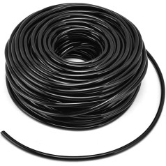 Irrigation Pipe, 50 m / 164 ft 4/7 Drip Irrigation Hose, Flexible Hose for Garden, Flowerbed, Lawn, Agriculture