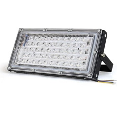 LED-Flutlichter im Freien, 50w 100w Uv Flutlicht Outdoor Flutlicht 395nm 400nm Ultraviolett Fluoreszierende Bühne Lampe Mit Stecker Party Schwarzlicht für Garage, Hof, Rasen, Garten ( Color : 50W , Si