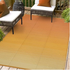 Lahome Wasserdichter Outdoor-Teppich, 12,7 x 20,3 cm, Camping-Teppich für den Außenbereich Ihres Wohnmobils, Kunststoff-Strohteppich, wendbare Matten, großer Indoor-Outdoor-Teppich für Veranda,