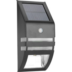 ZPSHYD Solar-Sicherheits-Wegeleuchte Für Den Garten aus Edelstahl Mit 2 LEDs Und PIR-Bewegungssensor - Beleuchten Sie Ihren Außenbereich Sicher Mit Solarenergie(Warm White)