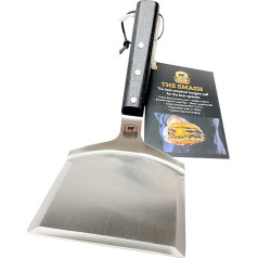 Certified Angus Beef The Smash - Big Smash Burger Spatula Made of Durable Stainless Steel for BBQ Accessories, Kitchen Utensils and BBQ Accessories