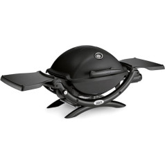 Weber Q 1200 Black Line bārbekjū