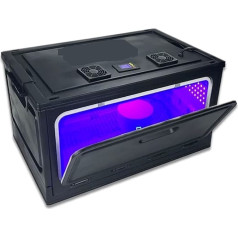 LED-UV-GEL-Härtungslampe, 3D-Drucker-Box, LED-UV-GEL-Härtungslampe, UV-Licht, Kleber, Öl, Harz, Maschine, Gl-as, Tinte, Farbe, Siebdruck, Telefon, 365 nm, 395 einfach zu bedienen(1 UK)