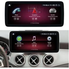 12,3 collu Android ekrāna displejs CarPlay automašīnas radio priekš Mercedes Benz A CLA GLA NTG5