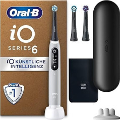 Oral-B iO Series 6 Plus Edition elektriskās zobu birstes ceļojuma futrālis - pelēks opāls