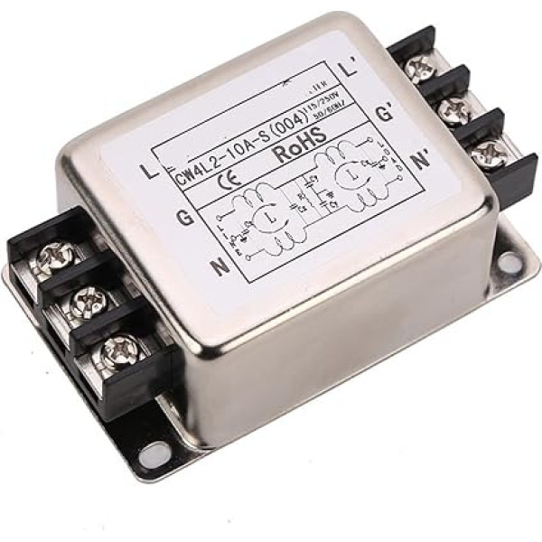 CW4L2-3A/6A/10A-S 004 Leistungsfilter I einphasiger AC 220V Anti-Interferenz-Sekundärfilter CW4L2-20A/30A-S 005(CW4L2-10A-S 004)