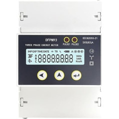 Inteliģentais jaudas mērītāja slēdzis, maiņstrāvas 3. fāzes sliedes viedā enerģijas mērītāja mērīšana ar RS485 / MODBUS. Komunikācijas kWh mērītājs Wattmetrs Ērti kontrolējiet savas ierīces.