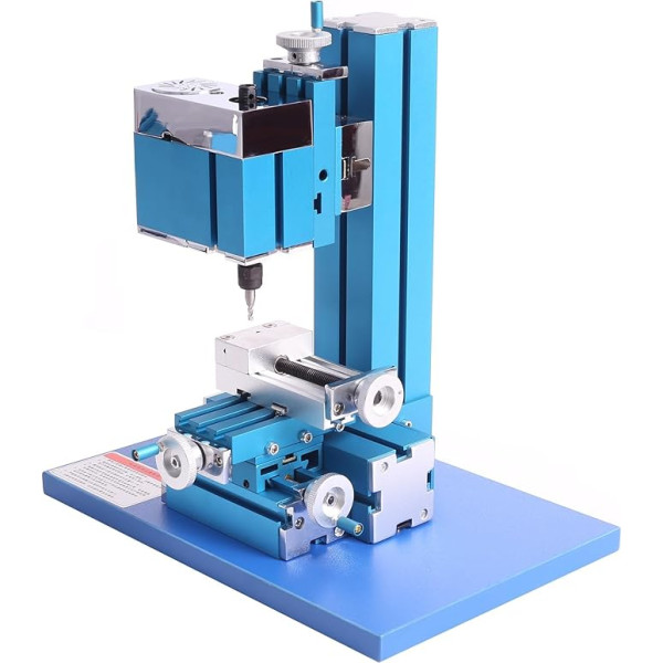 CNC universālā mini metāla virpa - visaptverošs DIY rīks galdniecībai un metālapstrādei - ideāli piemērots hobijiem, zinātniskajai izglītībai un modeļu izgatavošanai