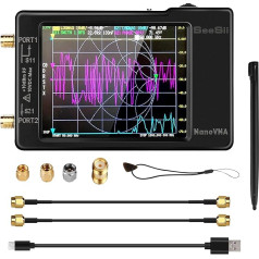 Seesii Nanovna-H antenu analizators, vektoru tīkla analizators 10KHz-1.5GHz MF HF VHF UHF UHF S parametru mērīšana, sprieguma pastāvīgā viļņa attiecība, fāze, SD kartes atbalsts