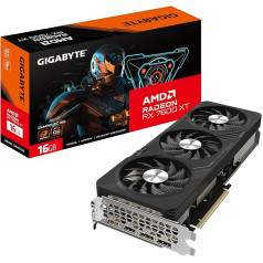 Gigabyte Radeon RX 7600XT Gaming OC grafiskā karte - 16 GB GDDR6, 2X HDMI, 2X DP