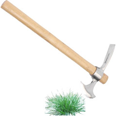 Spitzhacke, Spitzhacke zum Graben, Mattock Garten-Spitzhacke mit 2-in-1-Design, Edelstahl-Handpickel, multifunktionale Spitzhacke für Gärtner, Graben graben, Wurzeln schneiden