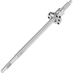 SFU1204 Nut with Ball Screw, Linear Moving Parts, Other Linear Moving Parts, Backlash-Free Threaded Nut without Side Supports (300 mm)