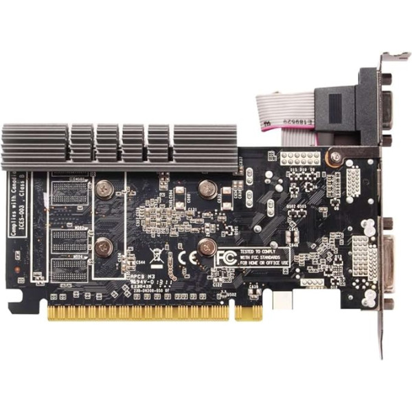 Zotac GeForce GT 730 Zone Grafiskā karte (NVIDIA GT 730, 4GB DDR3, 64bit, Base-Takt 902 MHz, 1,6 GHz, DVI, HDMI, VGA, pasīvs)