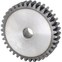 LYMFE Industrielles Stirnradgetriebe Mteal Gear 2M-34T/35T/36T/37 T Prozessloch 12 mm Zahnrad Ritzel aus kohlenstoffarmem Stahl Gesamthöhe 20 mm(37 T-Rough hole-14mm)