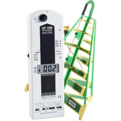 Gigahertz Solutions HF38B | Hochfrequenz Elektrosmogmessgerät | Präzise & zuverlässige Messung von Elektrischer & Magnetischer Feldstärke 800 MHz - 3,3 GHz | mit LogPer Antenne