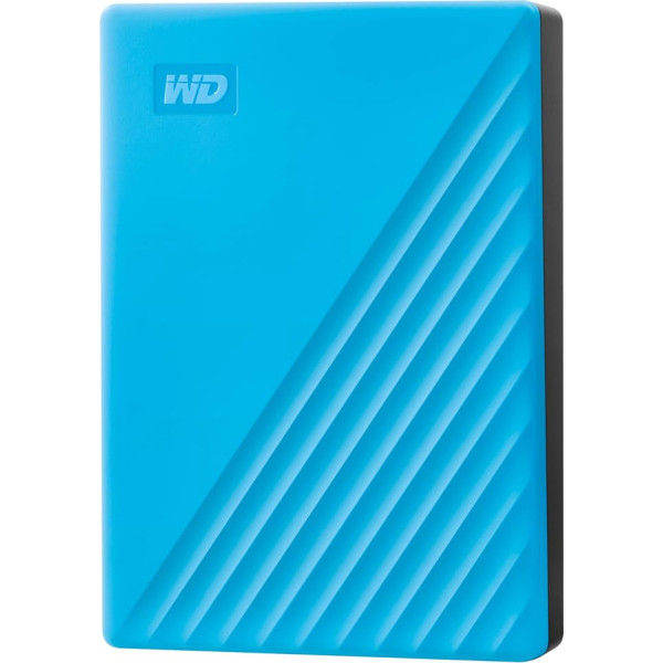 WD My Passport Ultra 6 TB ārējais cietais disks (mobilā krātuve, metāla korpuss, lejupielādējama programmatūra, automātiska dublējumu veidošana, aizsardzība ar paroli), zils - saderīgs arī ar PC, Xbox un PS4