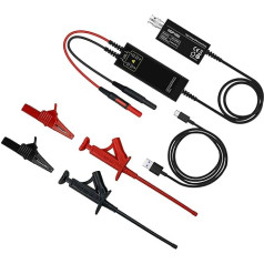 Oszilloskop-Tastkopf, Maximal 1500 V, 50 X 500 X Dämpfung, Rauscharm, Hochspannungs-Differenztastkopf 100-240 V für die Stromversorgung (EU-Stecker)