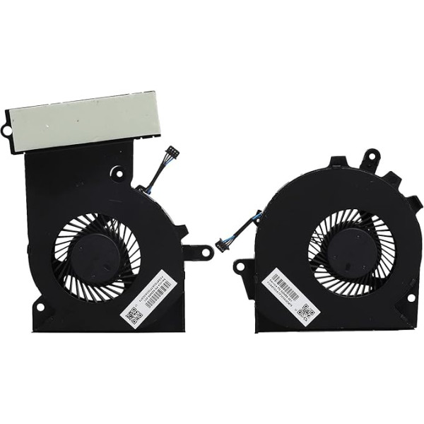 2gab 4pin CPU ventilators, piemērots HP OMEN 15-ce/17-an, CPU ventilators, ventilators datora korpusa dzesētājam, viegli nomaināms, ātra uzstādīšana