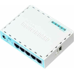 MikroTik RB750GR3 Eingebauter Ethernet-Anschluss Türkis - Weiß Kabelrouter, RB750GR3