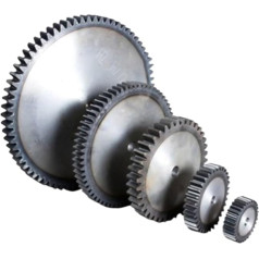 KJOET Rūpnieciskās mašīnas Zobratu zobrats 1.5 Mod Spur Gear 1.5M Pinion Gear Motor Gear piederumi 45 tērauda 60/61/62/63/64/65/66/67/68/69/70/71/72/73T-75 zobi (izmērs : 66 zobi)