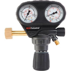 GCE argona/CO2 spiediena regulators GCE ProControl 0-30 l/min. 200 bar, saskaņā ar DIN EN ISO 2503