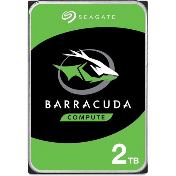 Seagate ST2000DM008 BarraCuda 2 TB iekšējais cietais disks (8,9 cm (3,5 collu), 7200 apgr./min, 256 MB kešatmiņa, SATA 6 Gb/s, sudraba krāsā, bez taras)